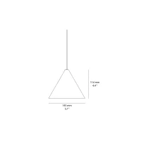 Cordina conico suspension lamp