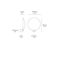 Lumen Center Washington wall lamp