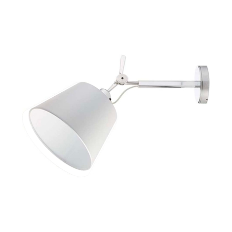 Artemide Tolomeo Basculante Wall Adjustable Diffuser 24 in Silk Satin