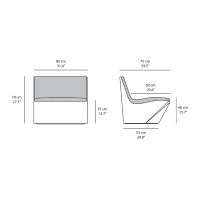 Slide Kami Ichi outdoor armchair