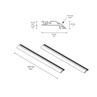 Flos Light Cut Mini profilo Canale 70 e Canale 140 Flos Light Cut Mini profilo Canale 70 e Canale 140
