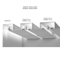 Flos Light Cut Mini terminale di chiusura Canale 70/140