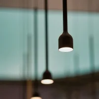 copy of Penta Mom Glossy blown glass suspension lamp