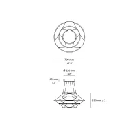 Nemo Drop 5 suspension lamp