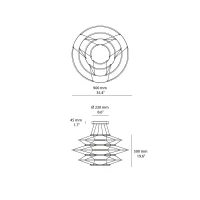 Nemo Drop 7 suspension lamp