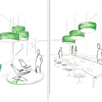 Artemide Eggboard Circular lampada a sospensione