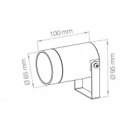 Lampo White Garden Spotlight GU10 Adjustable Projector For Lampo White Garden Spotlight GU10 Adjustable Projector For