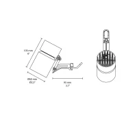 Flos Spot Module Pro Led Array 18W per Light Cut Mini Flos Spot Module Pro Led Array 18W per Light Cut Mini