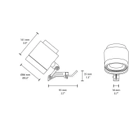 Flos Spot Module Phosphor Led 18W per Light Cut Mini Flos Spot Module Phosphor Led 18W per Light Cut Mini