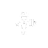 Aromas Oneta wall lamp Aromas Oneta wall lamp