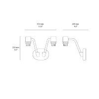 Astro Lighting Edward Twin wall lamp