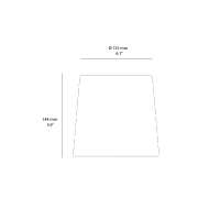 Astro Lighting Tapered Drum 155 paralume