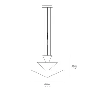 &Tradition Gio LN14 suspension lamp