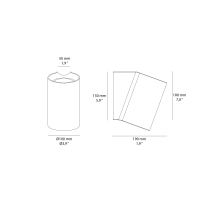 Artemide Oblique lampada da parete per esterni