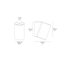 Artemide Oblique lampada da parete per esterni