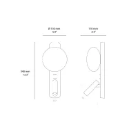 Astro Lighting Zeppo Reader lampada da parete