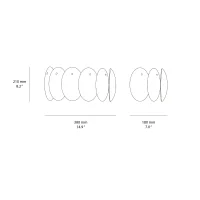 Ideal Lux Ovalino wall lamp