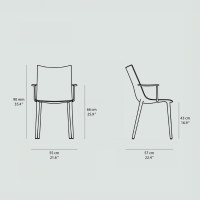 Kartell H.H.H. Leather chair