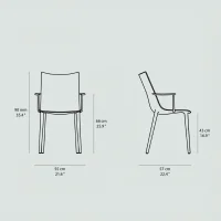 Kartell H.H.H. Leather chair