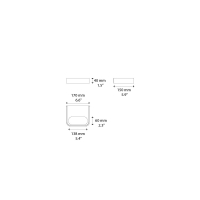 Lodes Shift small lampada da parete