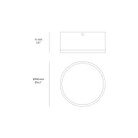 Ideal Lux Urano da soffitto per esterno Ideal Lux Urano da soffitto per esterno