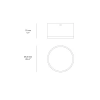 Ideal Lux Urano da soffitto per esterno