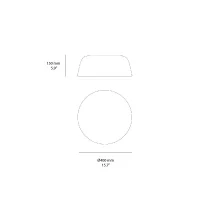 Astro Lighting Taiko 400 lampada da soffitto