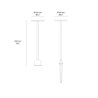 Ideal Lux Toffee outdoor floor lamp