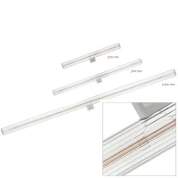 Daylight S14D LED bulb tubular striped glass dimmable Daylight S14D LED bulb tubular striped glass dimmable