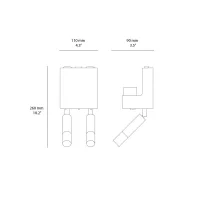 Astro Lighting Venn Twin Reader wall lamp
