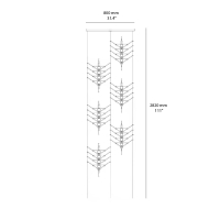 DCW module composition VVV suspension lamp