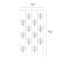 DCW module composition VVV suspension lamp DCW module composition VVV suspension lamp