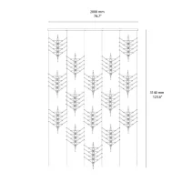 DCW module composition VVV suspension lamp DCW module composition VVV suspension lamp