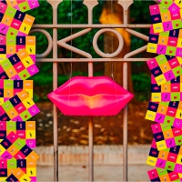Candyslab Kiss lampada da tavolo a batteria