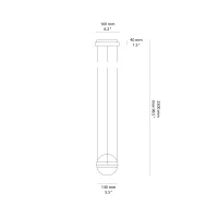 Cini&Nils Sferico bi-emission suspension lamp