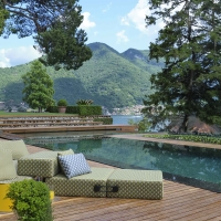 Kartell Trix Outdoor Obi Check pouf trasformabile