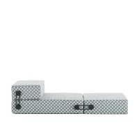 Kartell Trix Outdoor Obi Check pouf trasformabile Kartell Trix Outdoor Obi Check pouf trasformabile