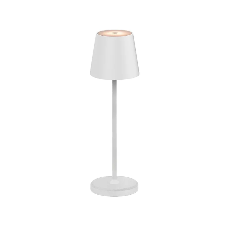 Lampo lampada da tavolo led a batteria base tonda Lampo lampada da tavolo led a batteria base tonda