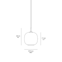 Louis Poulsen VL45 Radiohus 175 suspension
