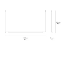 Cini&Nils Stilo bi-emission suspension lamp