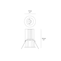 Cini&Nils Meno Wall Washer recessed spotlight