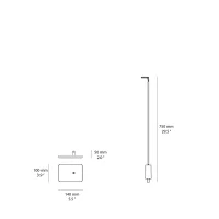 Luceplan Flia Small outdoor floor lamp Luceplan Flia Small outdoor floor lamp