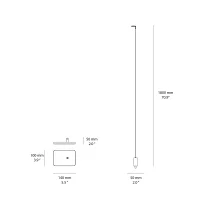 Luceplan Flia Large lampada da terra per esterni