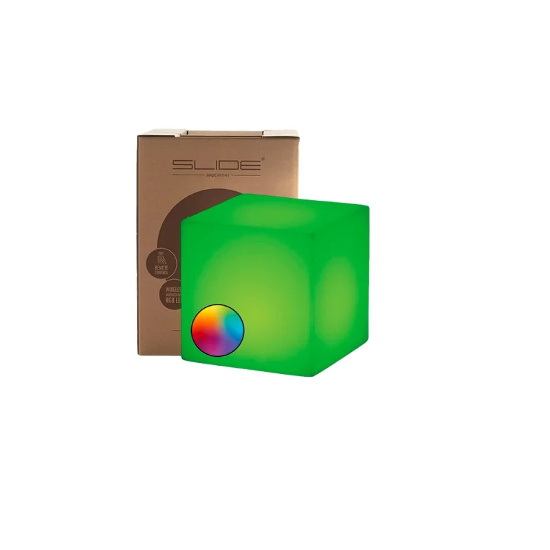Slide Cubo lampada da terra Slide Cubo lampada da terra