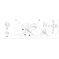 Luceplan Linear 3-way joint for Compendium