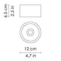 Ai Lati Lights Eclipse White LED 7+7W 3000K Ceiling light Round