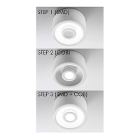 Ai Lati Lights Eclipse White LED 7+7W 3000K Ceiling light Round