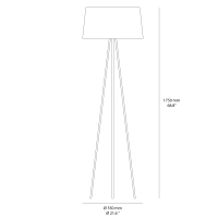 Kdln Tripod floor lamp