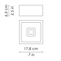Ai Lati Lights Eclipse Bianco LED 14+14W 3000K Faretto Da Ai Lati Lights Eclipse Bianco LED 14+14W 3000K Faretto Da