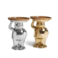 Slide Ambrogio Chrome decorative table Slide Ambrogio Chrome decorative table